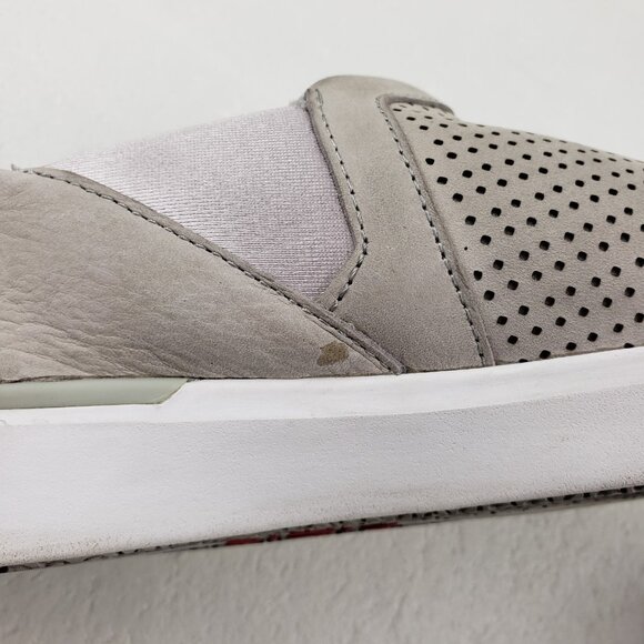 Kizik Vienna Hands Free Sneaker Womens 9 Beige Leather Casual Slip On Shoe - Picture 11 of 12